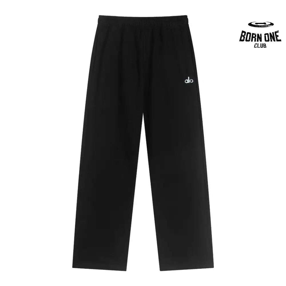Alo Yoga Accolade Straight-leg Calça de Moletom K504 Black