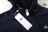 Alo Yoga Accolade Cotton-blend French Terry Moletom K502 Dark Blue