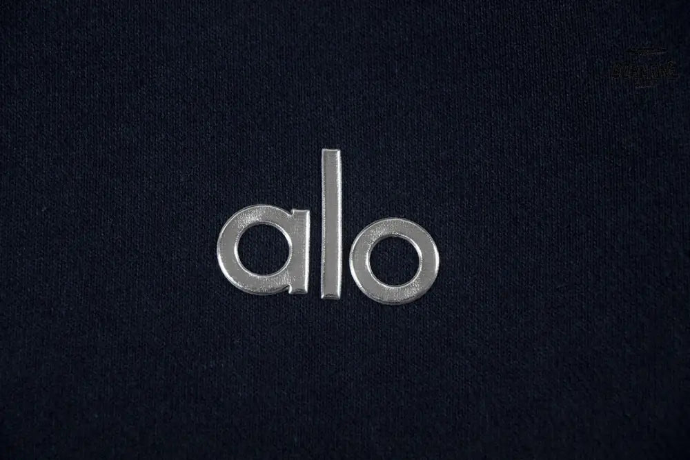 Alo Yoga Accolade Cotton-blend French Terry Moletom K502 Dark Blue