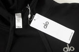 Alo Yoga Accolade Cotton-blend French Terry Moletom K502 Black