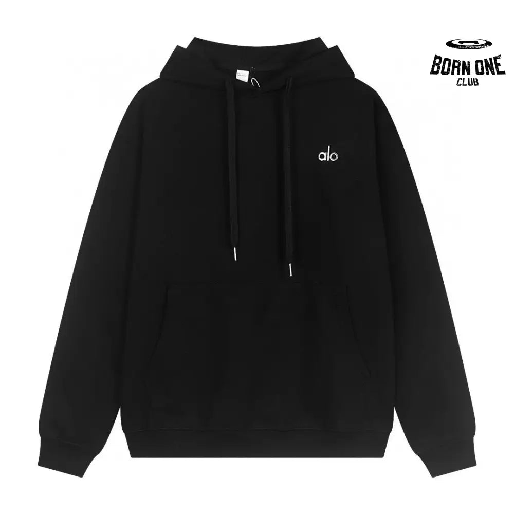 Alo Yoga Accolade Cotton-blend French Terry Moletom K502 Black