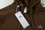 Alo Yoga Accolade cotton-blend French Terry Moletom K502 Brown
