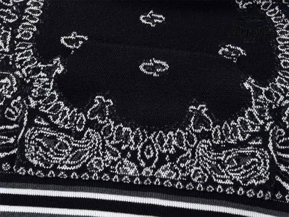 Amiri Bandana B-Ball Hoodie ’BlackGrey’ Moletom