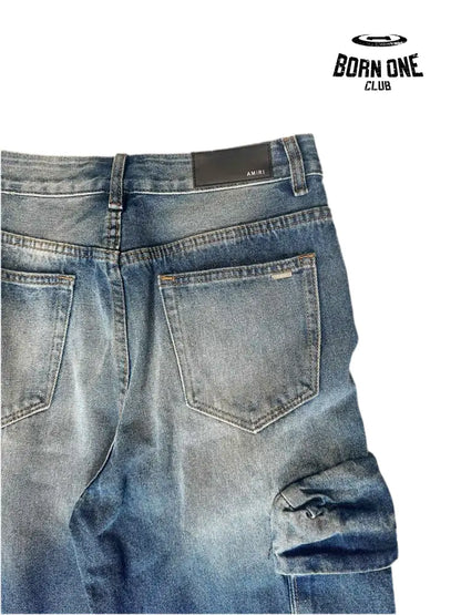 Amiri Cargo Calça Jeans