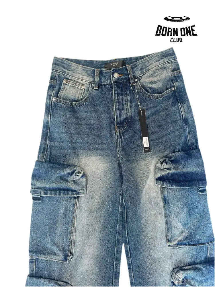 Amiri Cargo Calça Jeans