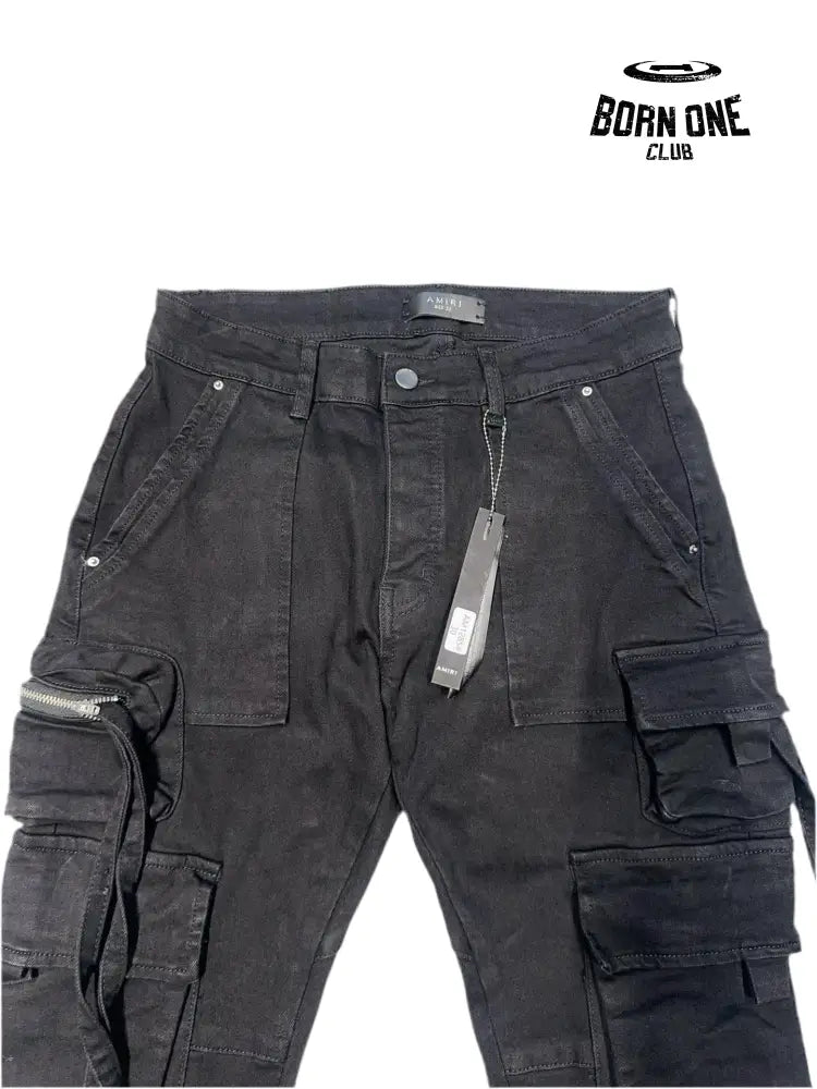 Amiri Cargo Calça Jeans Flare
