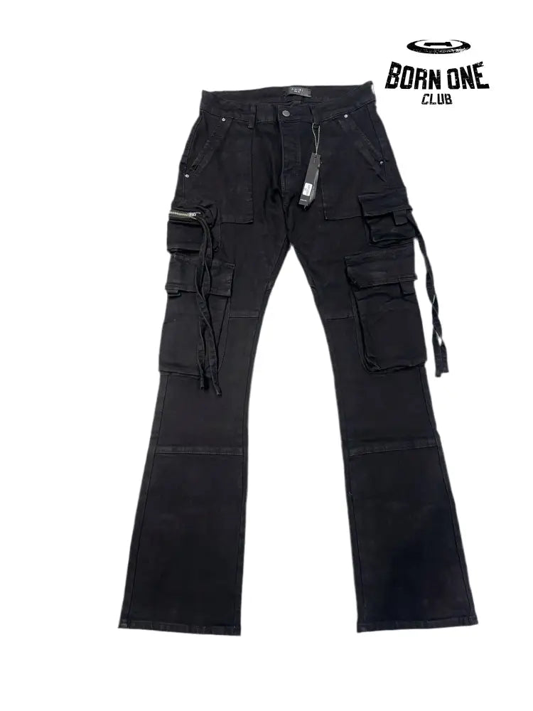 Amiri Cargo Calça Jeans Flare