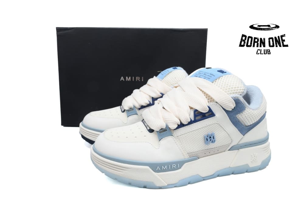 AMIRI MA-1 White Blue SS23MFS012-123