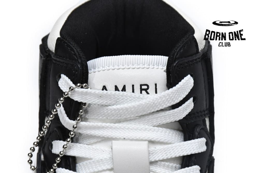 Amiri Skel Top Hi Black White 211886M236003