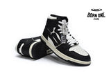 Amiri Skel Top Hi Black White 211886M236003