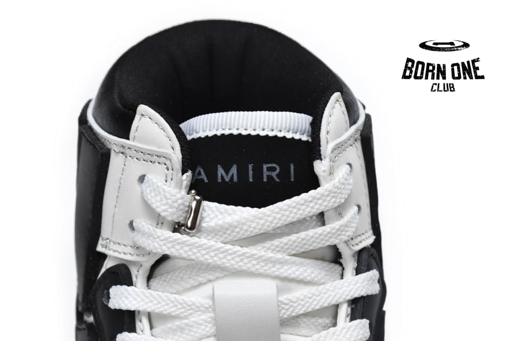 Amiri Skel Top Hi White Black MFS002-111