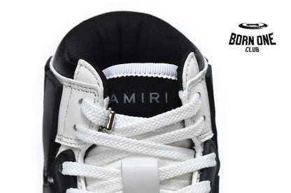 Amiri Skel Top Hi White Black MFS002-111
