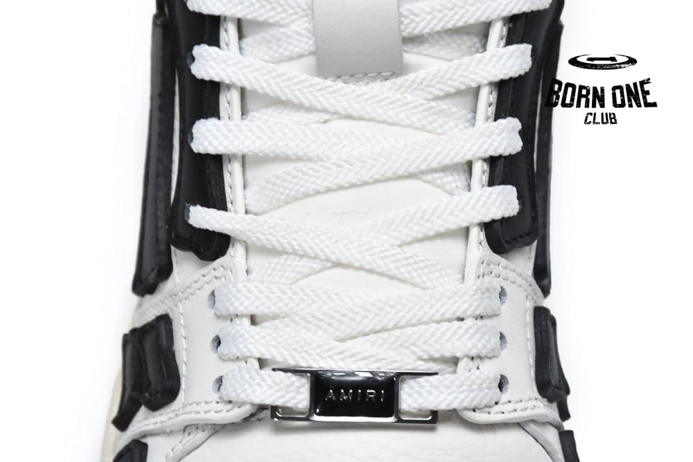 Amiri Skel Top Hi White Black MFS002-111