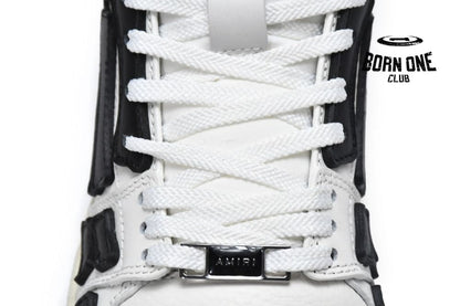 Amiri Skel Top Hi White Black MFS002-111