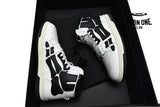 Amiri Skel Top Hi White Black MFS002-111