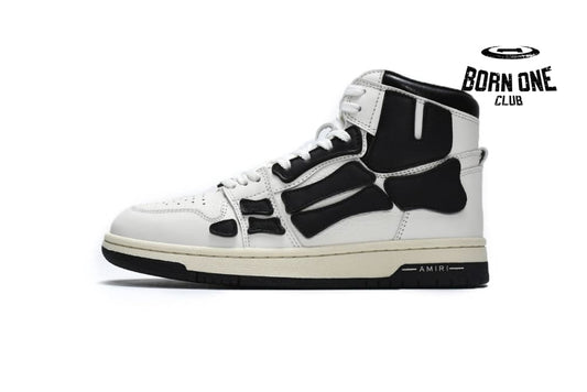 Amiri Skel Top Hi White Black MFS002-111
