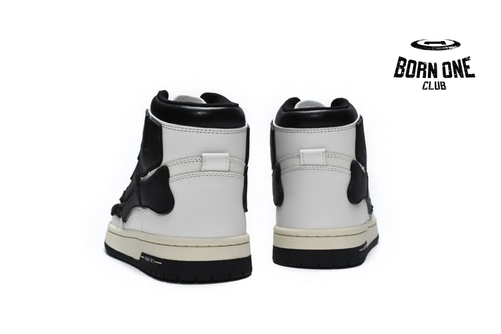 Amiri Skel Top Hi White Black MFS002-111