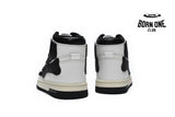 Amiri Skel Top Hi White Black MFS002-111