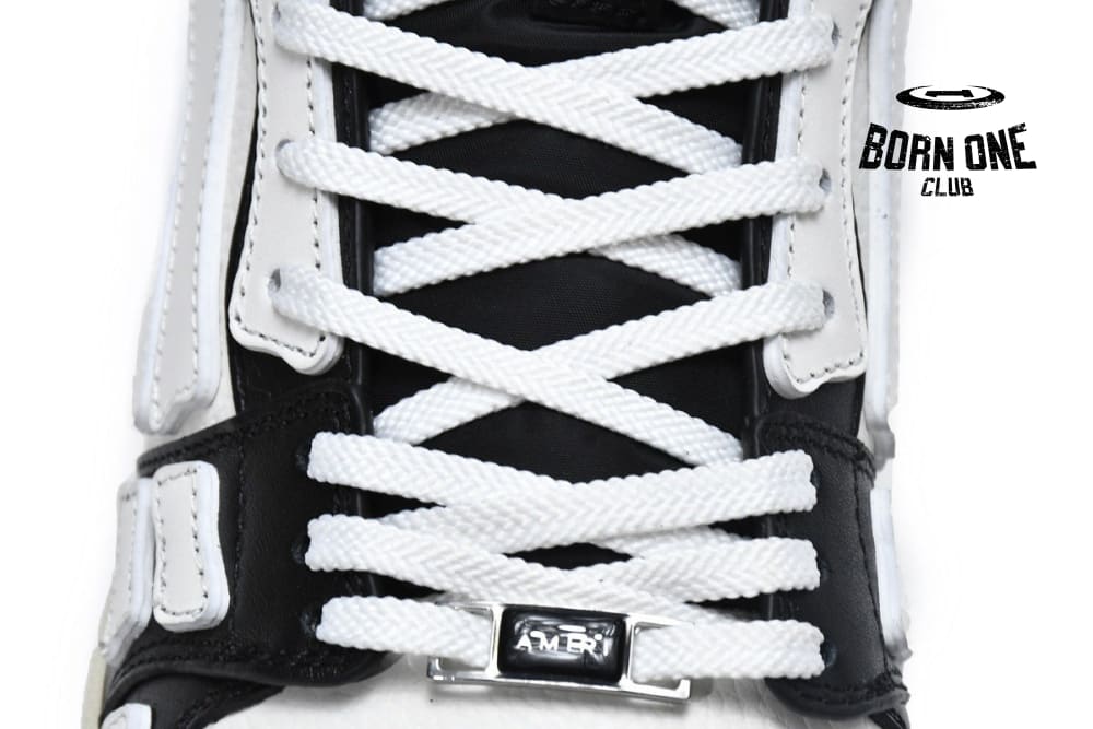 Amiri Skel Top Hi White Black W0F22499NL
