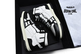 Amiri Skel Top Hi White Black W0F22499NL
