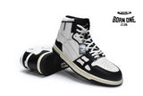 Amiri Skel Top Hi White Black W0F22499NL