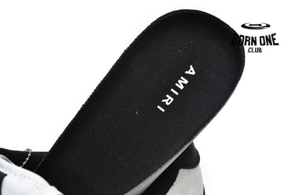 Amiri Skel Top Low Black White 2021 MFS003-004