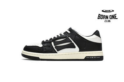 Amiri Skel Top Low Black White 2021 MFS003-004