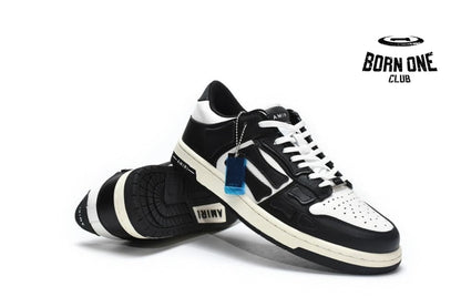 Amiri Skel Top Low Black White 2021 MFS003-004