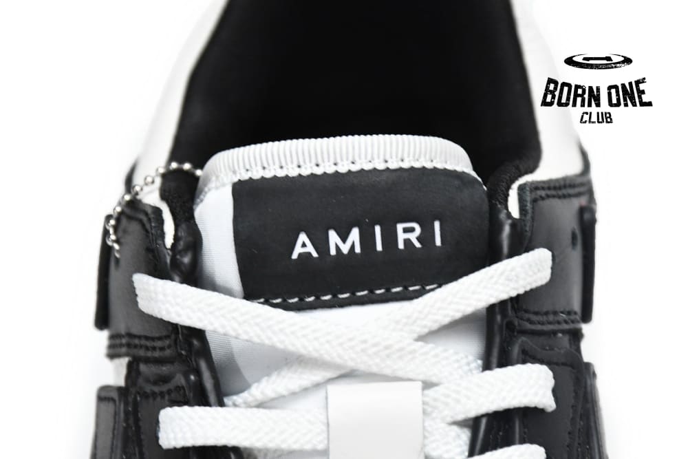 Amiri Skel Top Low Black White 2021 MFS003-004