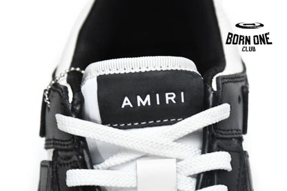 Amiri Skel Top Low Black White 2021 MFS003-004