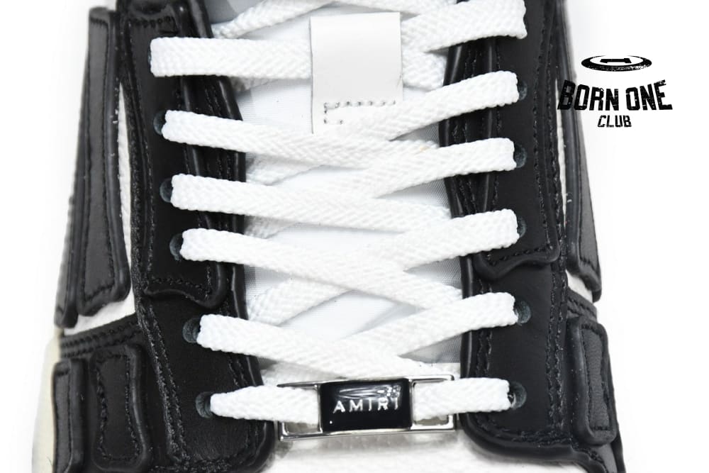 Amiri Skel Top Low Black White 2021 MFS003-004