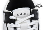 Amiri Skel Top Low Black White MFS003-004