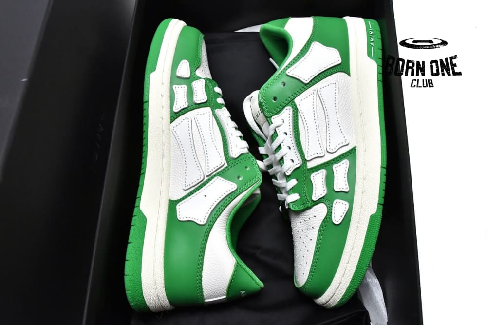 Amiri Skel Top low Top Sneakers White Green