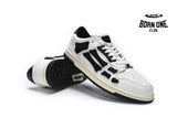 Amiri Skel Top Low White Black White PS22MFS003-111