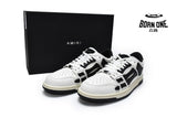 Amiri Skel Top Low White Black White PS22MFS003-111