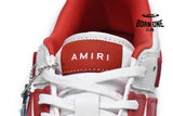 Amiri Skel Top Low White Red MFS003-124