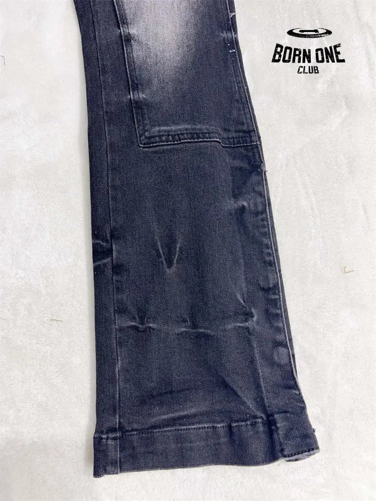Amiri Vibe Jeans Black Calça Flare