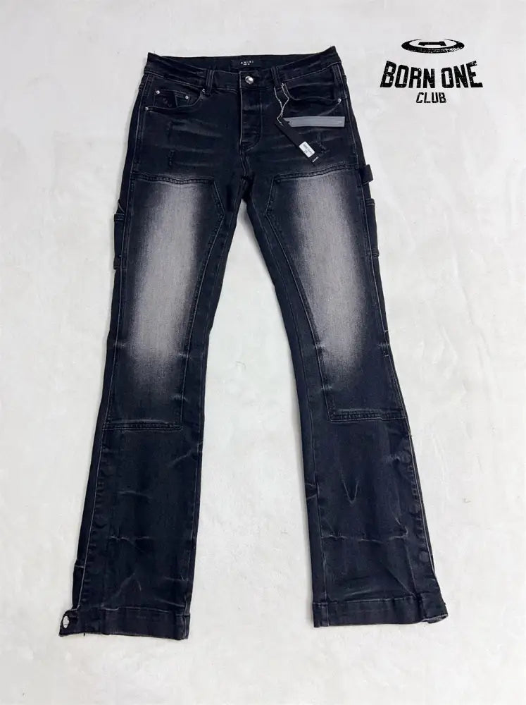 Amiri Vibe Jeans Black Calça Flare