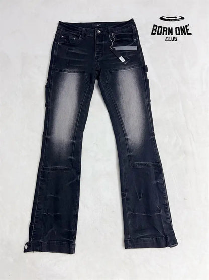 Amiri Vibe Jeans Black Calça Flare