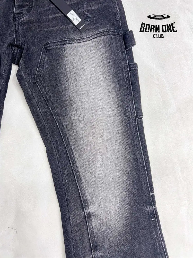 Amiri Vibe Jeans Black Calça Flare