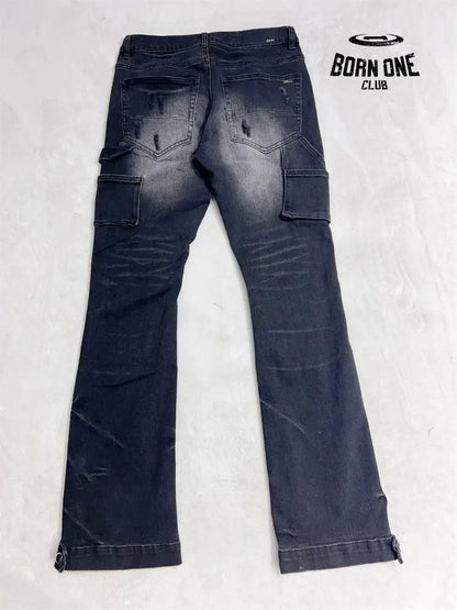 Amiri Vibe Jeans Black Calça Flare