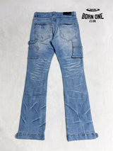 Amiri Vibe Jeans Blue Calça Jeans Flare