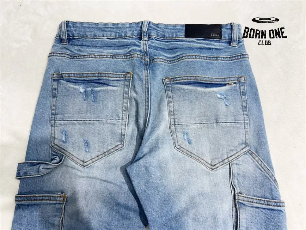 Amiri Vibe Jeans Blue Calça Jeans Flare