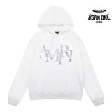 AMIRI Staggered Chrome Logo-Print Moletom