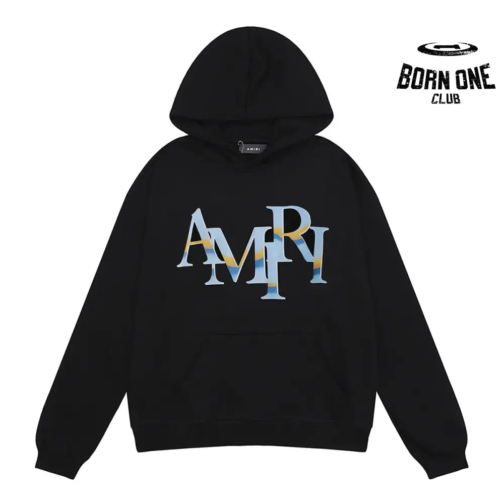 AMIRI Staggered Chrome Logo-Print Moletom