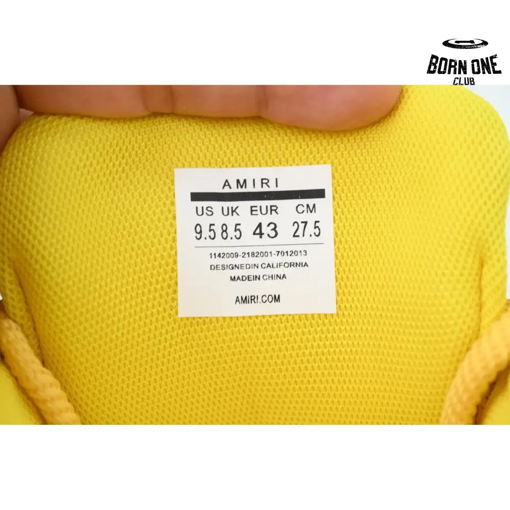 AMIRI Yellow