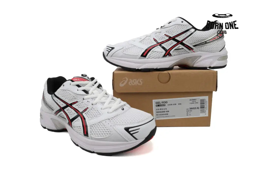 ASICS Gel-1130 White Electric Red