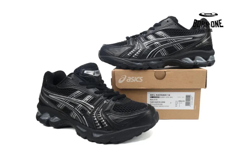 ASICS Gel-Kayano 14 Black Pure Silver