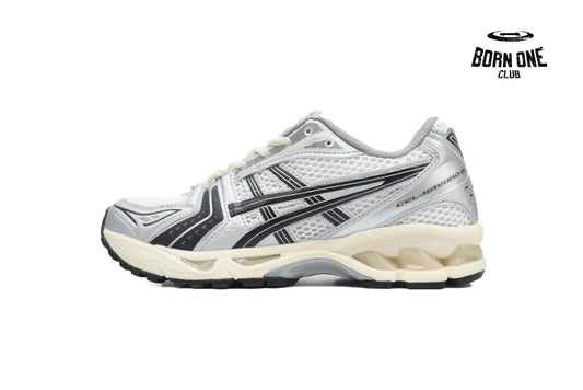 ASICS Gel-Kayano 14 JJJJound Silver Black Midweek Heat