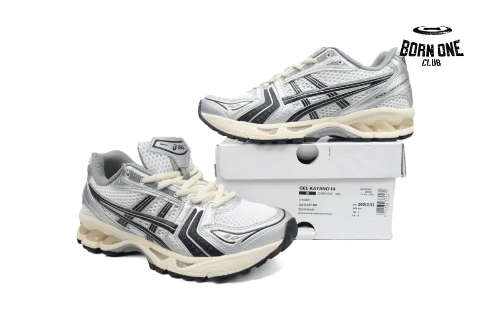 ASICS Gel-Kayano 14 JJJJound Silver Black Midweek Heat